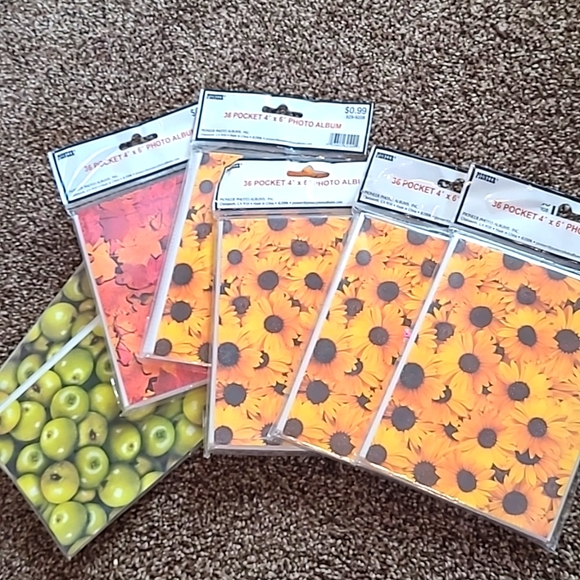 Lot 8 Small Photo Albums Gift Craft Project - Picture 2 of 5